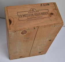 Château La Mission Haut-Brion 1981  caisse en bois  / caisse de vin
