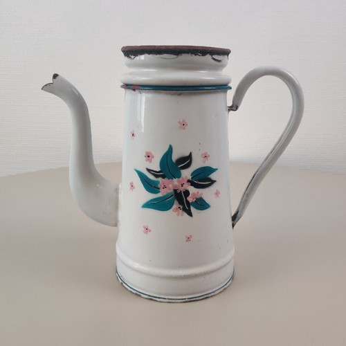 Cafetière ancienne tôle - cafetière,