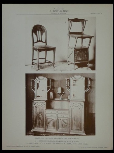 Meubles art nouveau - nouveau,, louis