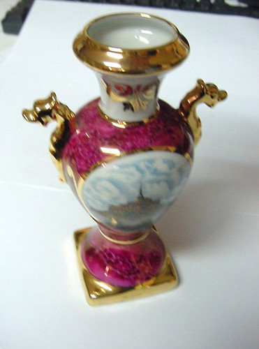 Vase fleurs limoges - a,