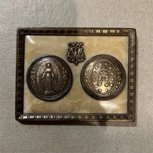 Plaque cadre reliquaire