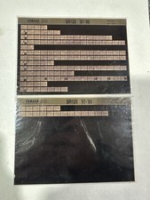 Genuine Yamaha SR125 1997 - 1999  Microfiche Service Manual