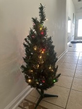 Christmas Tree 3-Foot Tall Sterling Tree Co. ~ Pre-lit Pop Up