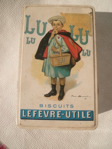 Boite sucre biscuits lu - boite,