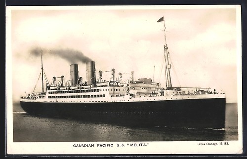 Navire passagers melita - à,