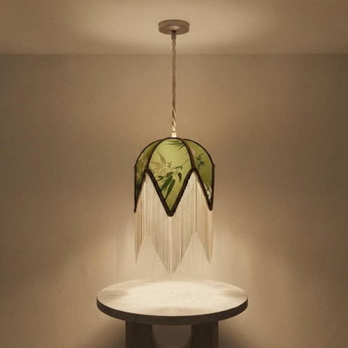 Abat jour franges lumière - franges,