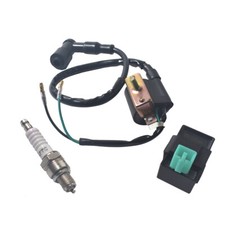 Ignition Coil CDI Spark Plug Kit For Chinese ATV Quad 50cc 70cc 90cc 110cc 125cc