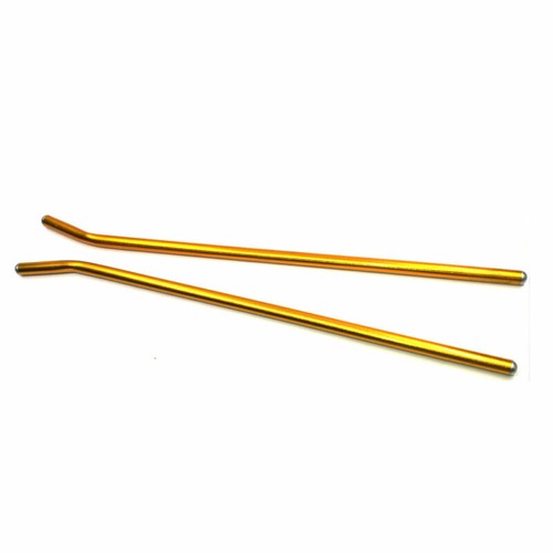 2pcs yellow aluminum skid - yellow, pipe
