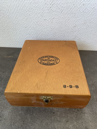 Ancienne boîte cigare bois - cigare,