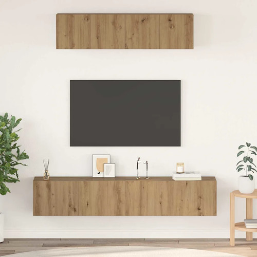 Ensemble meuble pc chêne - tv,