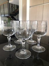 Lot 5 verres à eau vin