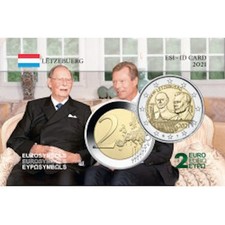 Coincard Luxembourg 2021 Centenaire du Grand-Duc Jean