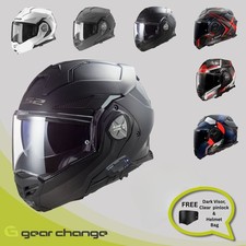 Casque moto avant modulaire