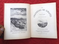 HETZEL  PETITE BIBLIOTHEQUE BLANCHE Chasseurs de Girafes par MAYNE REID   37