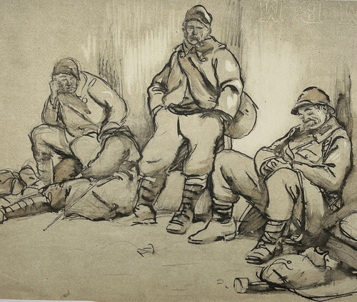Fumeur pipe soldats - fumeur,