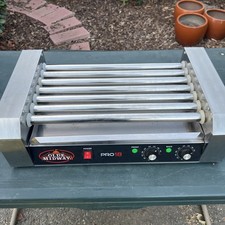 Olde Midway Electric PRO 18 Hot Dog 7 Roller Grill Cooker Machine 