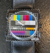 Montre originale bracelet cuir marque Stamps
