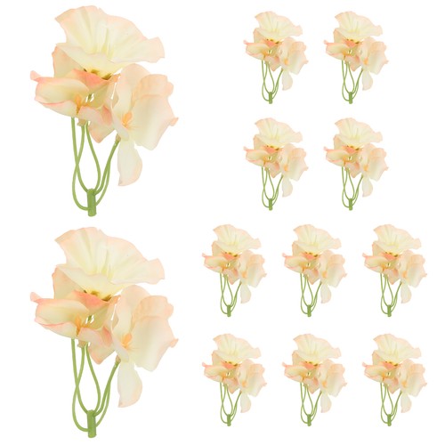 12pcs fleur orchidée - 12pcs, d'orchidée