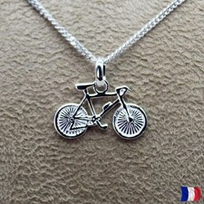 Pendentif Vélo en Argent 925