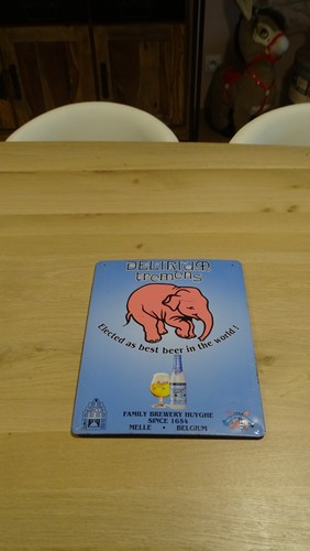 Plv plaque tole metal delirium - plaque,