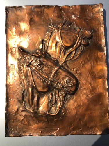Plaque fonte bronze fondeur - bronze, ?
