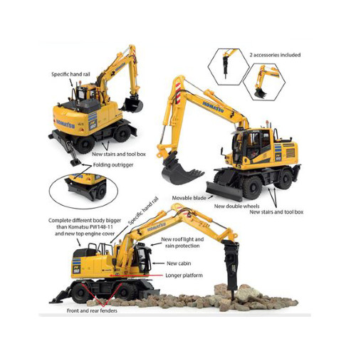 Escavatore komatsu pw180 - escavatore,