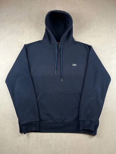 Sweat capuche lacoste bleu - capuche,
