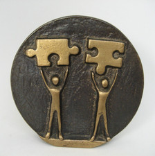 Plaque De Bronze BERCKER -
