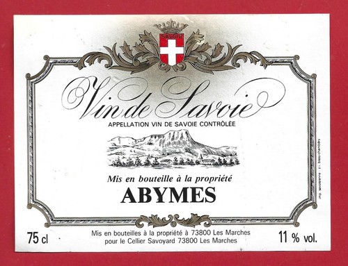 104 étiquette vin savoie - vin,