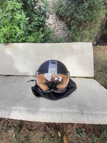 Casque moto jet atom - jet, style,