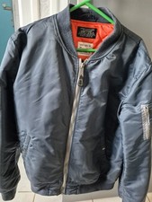 BOMBER  SCHOTT Navy ,  TAILLE