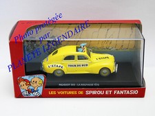 Miniature cars SPIROU & FANTASIO Peugeot 203 La Mauvaise Tête Franquin