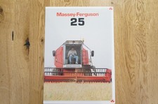 MF MASSEY FERGUSON Combine Brochure Type MF25 6 Pages 1990