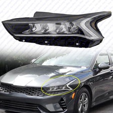 For 2021 2023 Kia K5 LX EX Front Full LED Headlight Lamp Assembly Left Driver