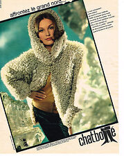 ADVERTISEMENT ADVERTISING 054 1963 LE CHAT BOOTE creation alpaca & wool