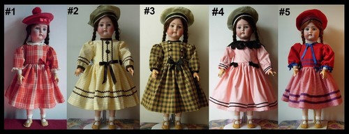 Robe poupée ancienne - robe,