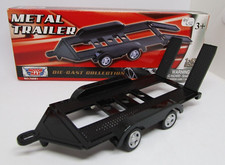 AV452 MOTORMAX METAL TRAILER 1/43 1:43 REMORQUE PORTE VOITURES Ref 76081
