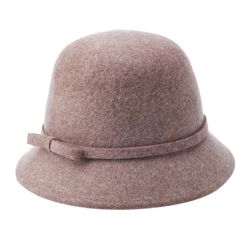 Chapeau melon cloche feutre - melon,