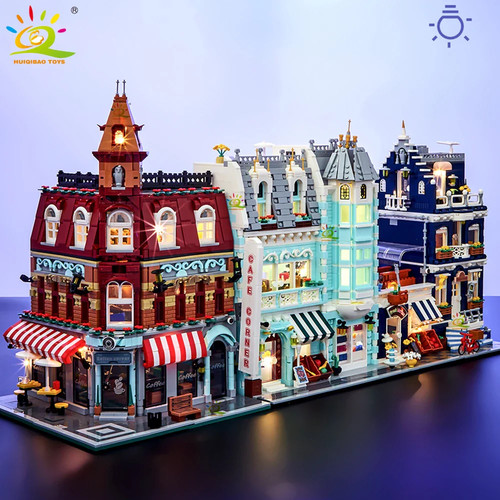 Architecture ville coin - architecture, café