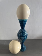 A184-paire  Oeuf d'autruche 