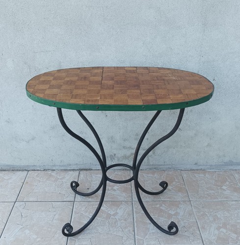 Table console fer - console,