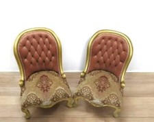 2 fauteuils style Louis XV –