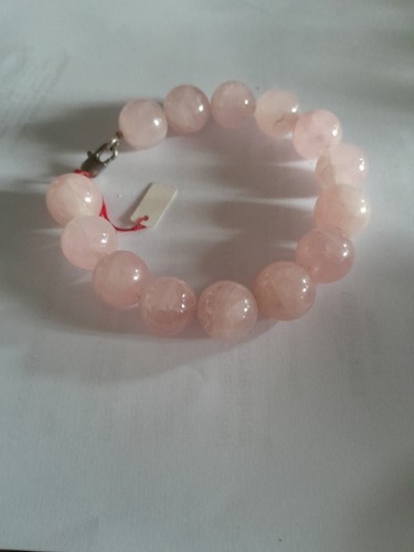 Bracelet quartz rose fermoir - quartz,