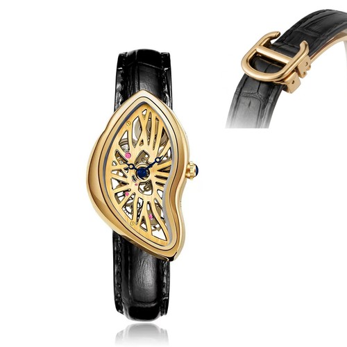 Montre squelette asymétrique - montre,