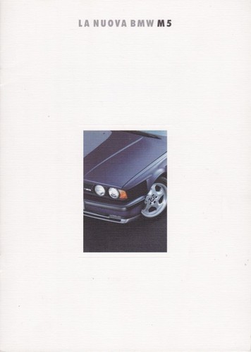Catalogue brochure bmw e34 - brochure, m5