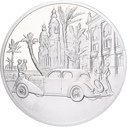 Monaco médaille bugatti - monaco,, médaille,