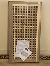 Brand New Flat Packed IKEA HOL 98 cm x 50 cm Storage/Side Table,Acacia,50161321