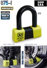 Urban U75-I Antivol Cadenas Mini U 45x75 ø18 mm Homologué SRA Scooter Moto Quad