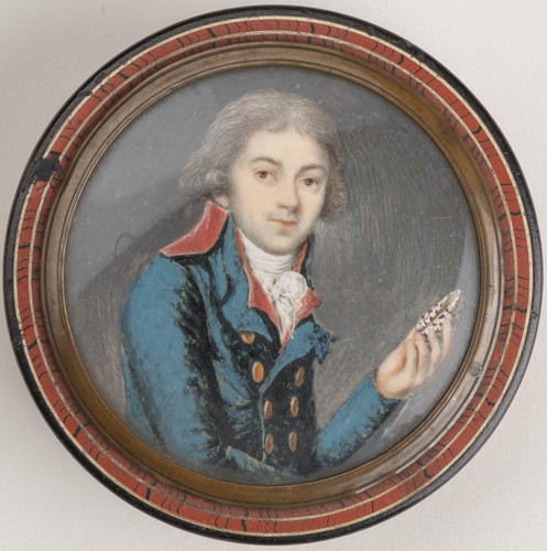 Peinture miniature 18e - miniature,