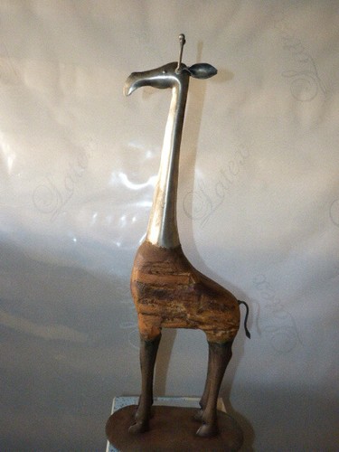 Grande girafe bois et - girafe,